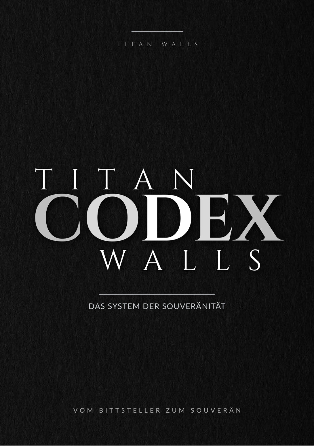 Der ganze Bauplan der Souveränität.
