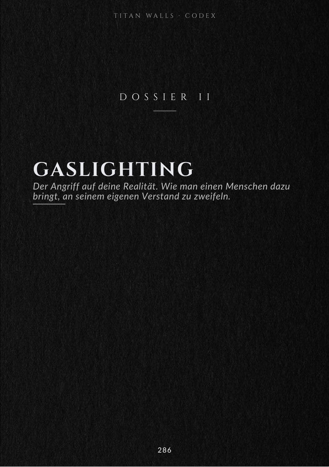 Gaslighting