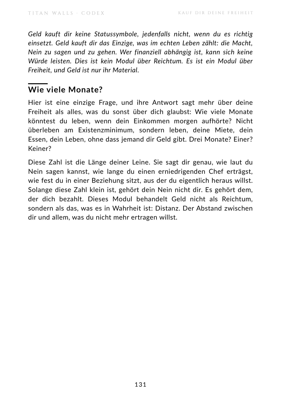 Kauf dir deine Freiheit · Originalseite