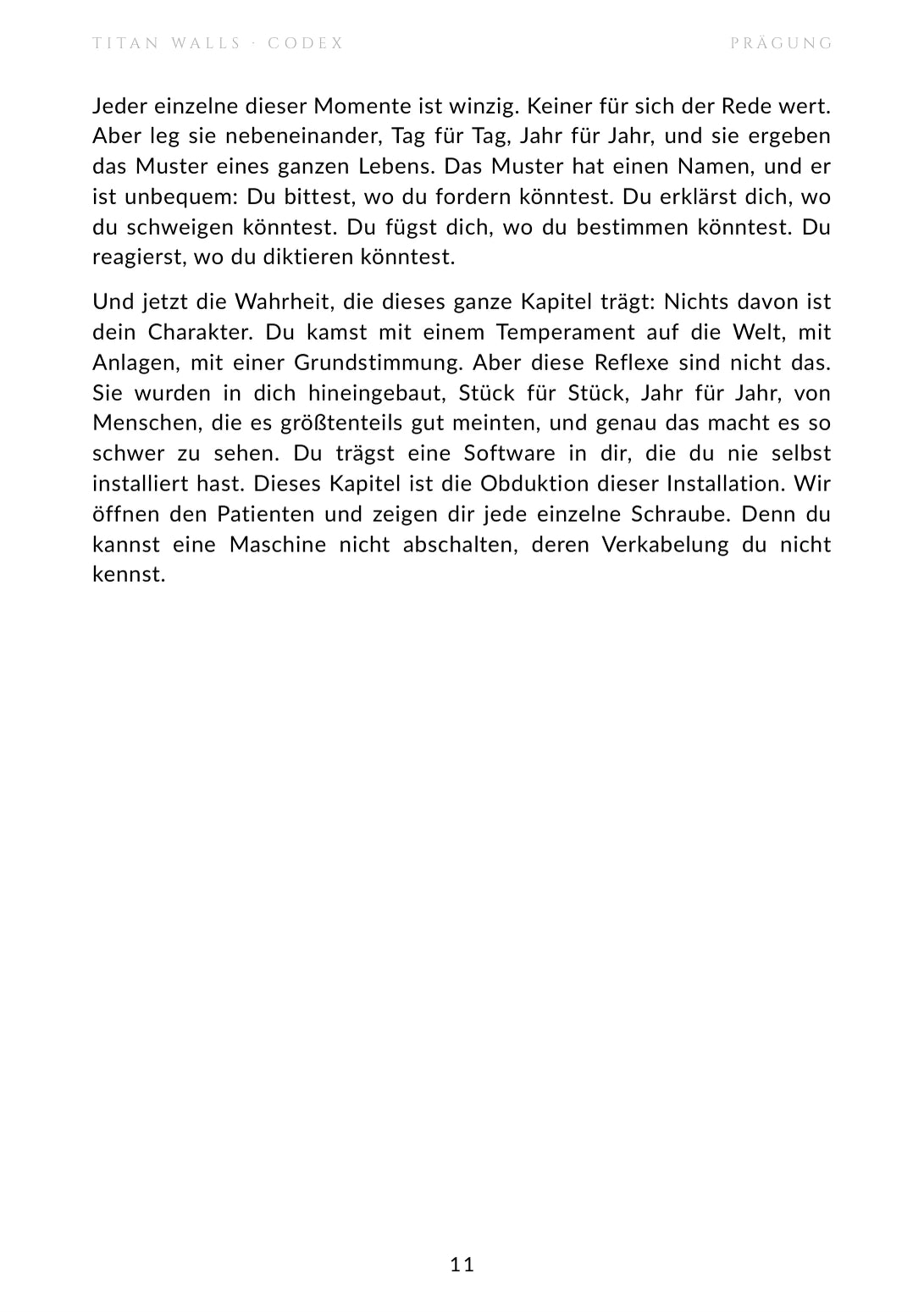 Die Prägung · Originalseite 2