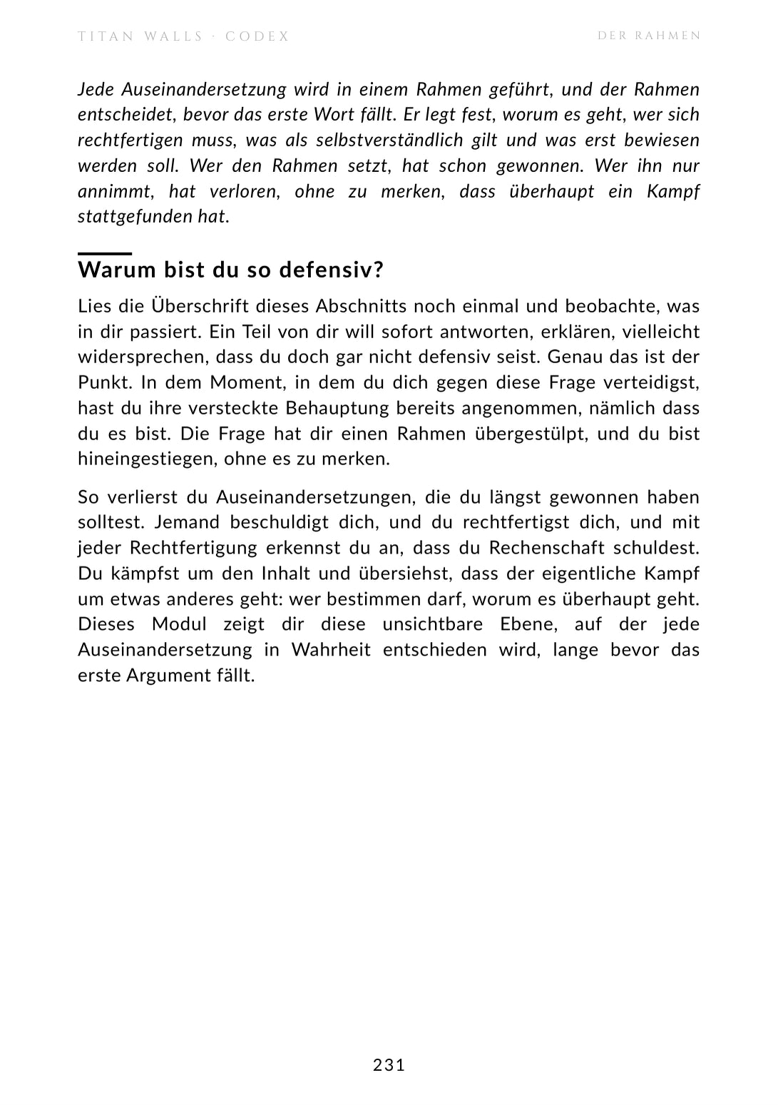 Der Rahmen · Originalseite